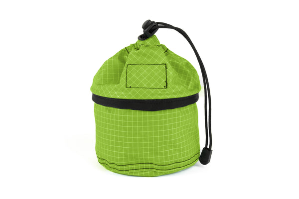 A Small Travel Tray in kiwi (green with white grid) 200 Halcyon.